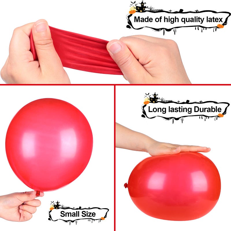 تيكيونايت 100 قطعة من بالونات اللاتكس باللون الأحمر والأبيض والأزرق من TecUnite، مقاس 15.7 بوصة، بالونات مستديرة ملونة لديكورات الرابع من يوليو، ويوم الاستقلال، وحفلات الزفاف الوطنية، وحفلات أعياد الميلاد - Image 5